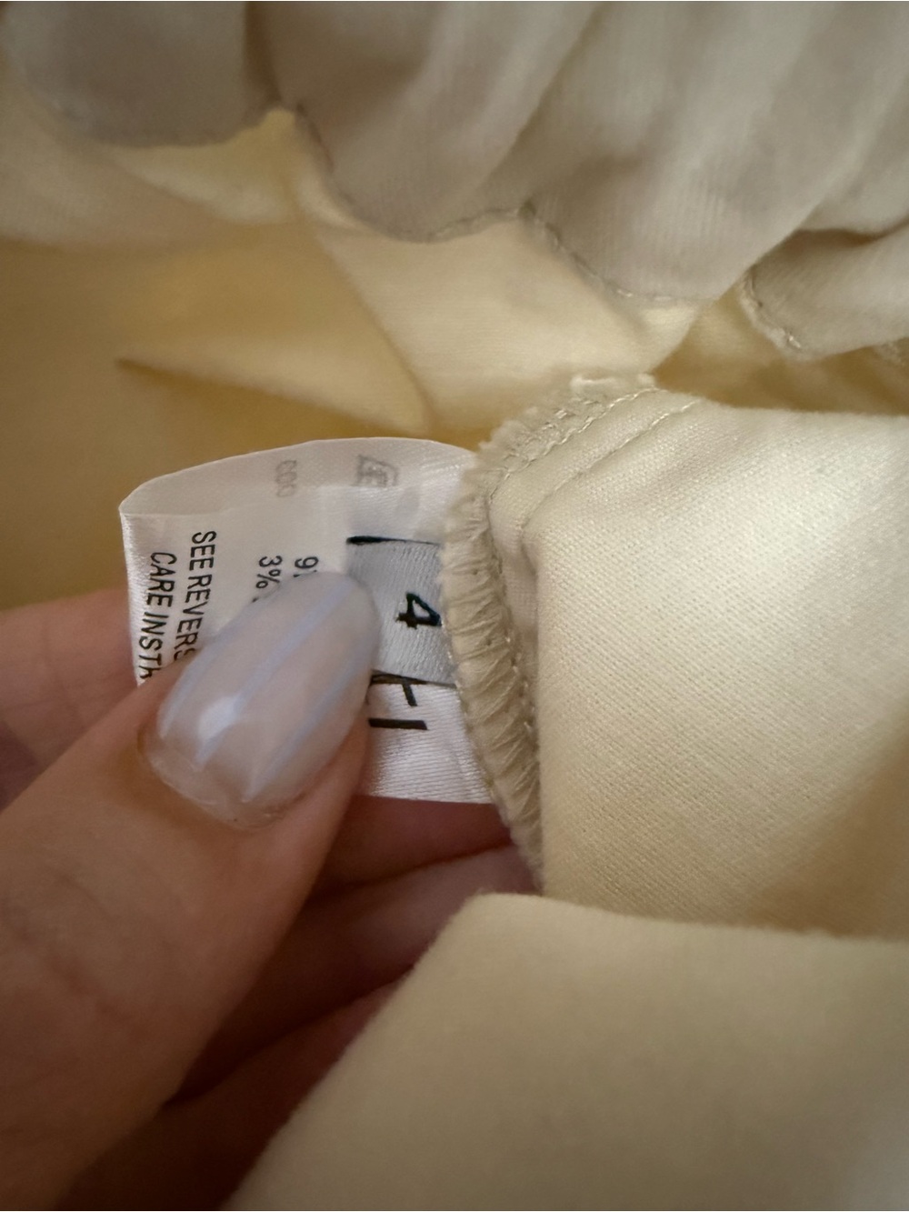 Ruti Cream Barrel Jeans - Picture 5 of 6